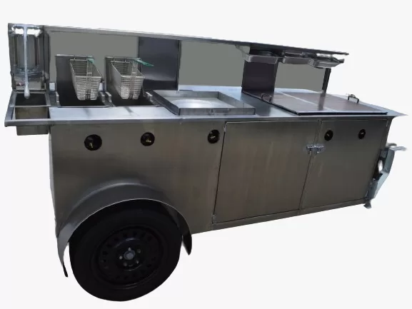 Carro de acero inoxidable para remolque