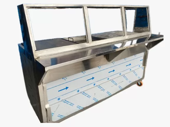 Carro para guisos de acero inoxidable