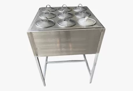 Mesas calientes de acero inoxidable en San Luis Potosí